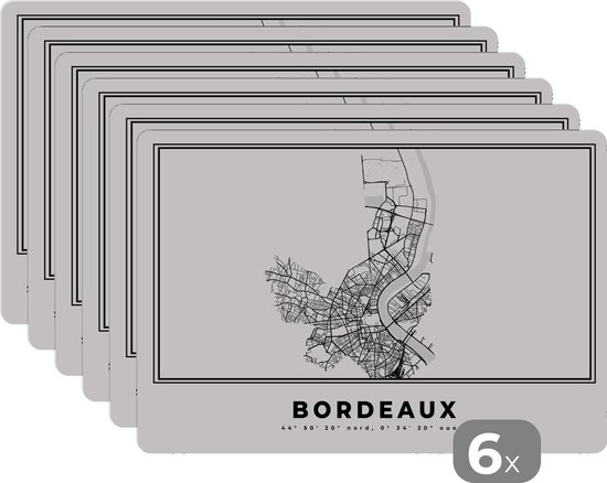Fotolijst incl. Poster Zwart Wit- Frankrijk - Joué-lès-Tours