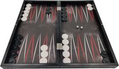 Leren Backgammon koffer Deluxe - Maat XXL 48cm - Tavla - Magnetische sluiting