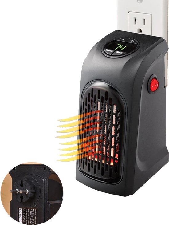 Woning Schrijfmachine Bederven Heater Stopcontact Verwarming HAH001 | bol.com