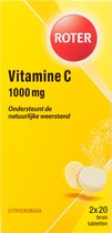 Roter Vitamine C 1000mg bruis - Hoge dosering vitamine C ter ondersteuning van je weerstand - 40 bruistabletten met citroensmaak
