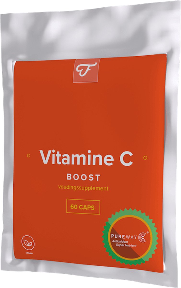 Foodie Vitamine C Boost - Vitamine C Supplement - Gepatenteerd PureWay-C™ - Betere opname en retentie - 500mg per capsule