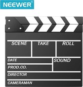 Neewer® - Wood Director Movie Film Director TV Cut - Actiescène Schiefertafel Claw Table Shindel - 12''' X11'' / 30cm X 27cm