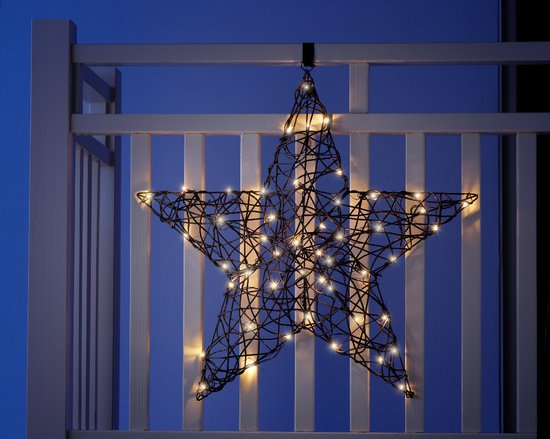 LED kerstdecoratieboom voor buiten 150 cm met 154 warmwitte LED's - ecd