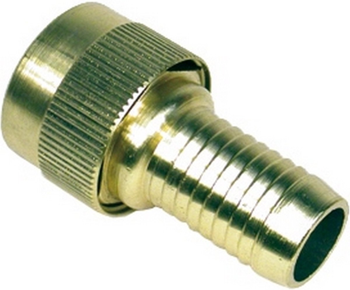 Talen Tools - Snelkoppeling - Groot Debiet - ø 18-23 mm - Met slangtule - Messing