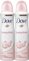 Dove Beauty Finish Deodorant / Anti-Transpirant  - 2 x 150 ml