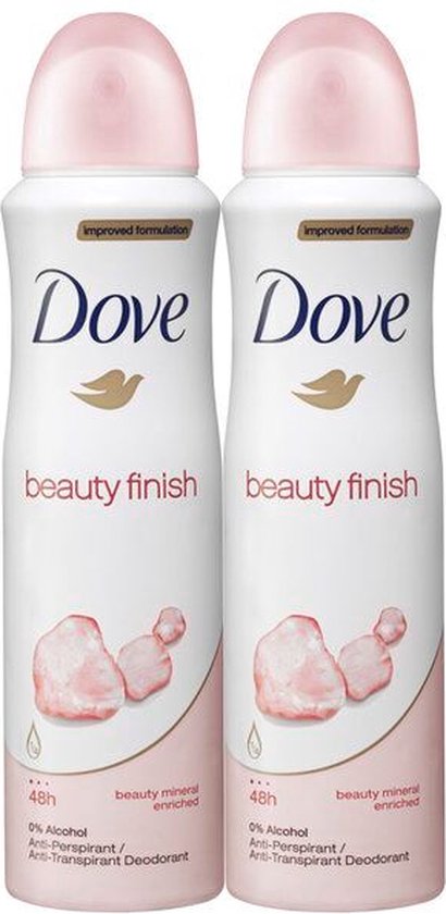 Dove Beauty Finish Deodorant / Anti-Transpirant  - 2 x 150 ml