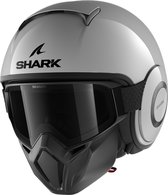 Shark Street Drak Blank Gun Zilver S05 Jethelm XL