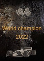 Tekstbord World Champion 2022 - max verstappen - cadeau formule 1 - cadeau kerst