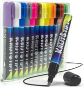Volledige Set Raamstiften - 12 Stuks Krijtstiften voor Krijtbord - Raamstiften - Stiften - Whiteboard Stiften - Raamstiften Afwasbaar