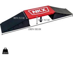 NKX Mini Double Ramp 136cm