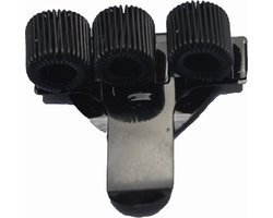 Pennenhouder zwart - zwarte medische pennenhouder - scharenhouder zwart - penholder black - 3 pennen