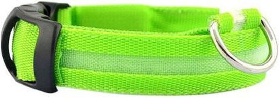 Lichtgevende LED Honden Licht Halsband Blauw Klein S
