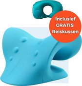 Nekstretcher - Nekkussen - Nekontspanner - Tractie - Cervical Neck Traction Pillow - Reiskussen - Gratis Reiskussen