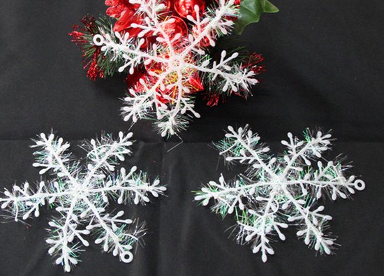 Kerstboom Decoratie - Witte Sneeuwvlokken - Kerstboom hangers - Nep  sneeuwvlokken -... | bol.com