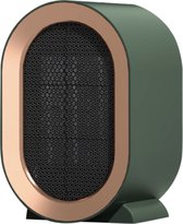 Bol.com Elektrische kachel- Kamer verwarming-Mini heater-1200W-Groen aanbieding
