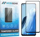 Mobigear Screenprotector geschikt voor OPPO Reno 7 4G Glazen | Mobigear Premium Screenprotector - Case Friendly - Zwart