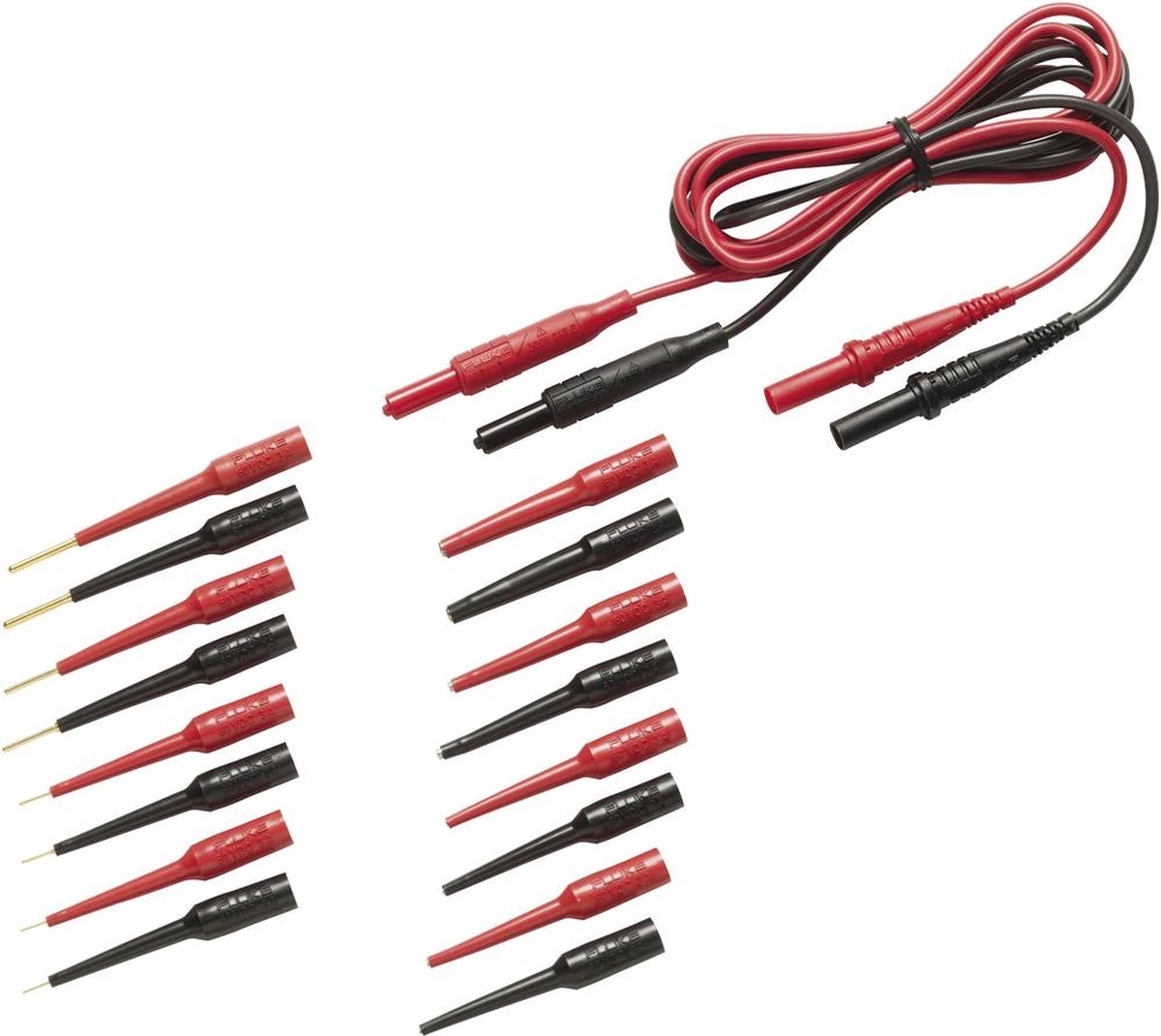 Fluke TL82 Meetsnoerenset Banaanstekker 4 mm Banaanstekker 4 mm Rood, Zwart 1 stuk(s)