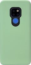 ADEL Premium Siliconen Back Cover Softcase Hoesje Geschikt voor Huawei Mate 20 - Lichtgroen