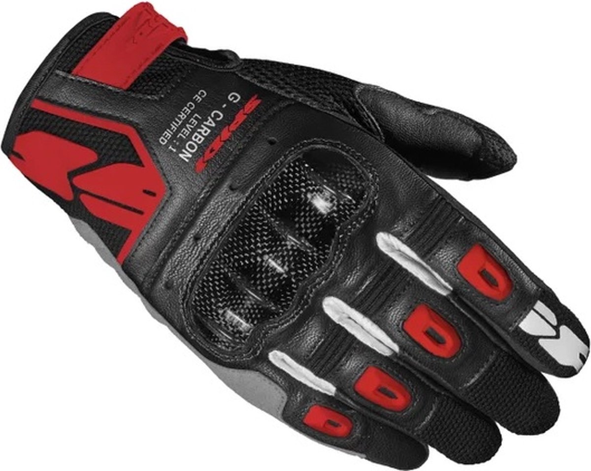 Spidi G-Carbon Rood - Handschoen