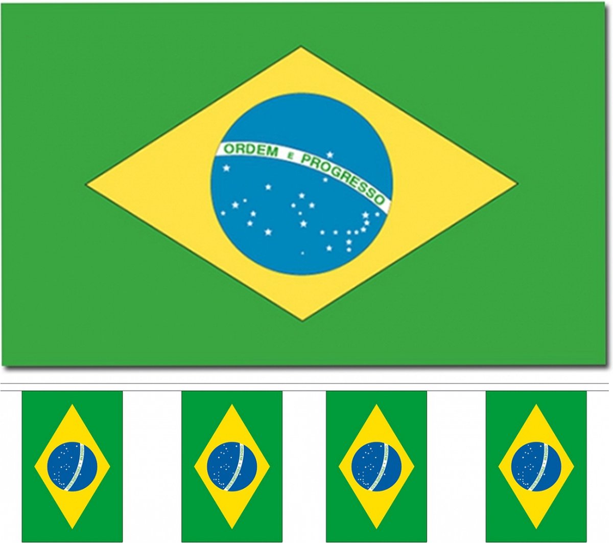 Sticker Muur kleuren van Brazilië