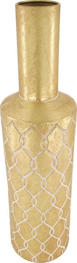 Dijk Natural Collections - Bottle metal 14x53cm - Goud