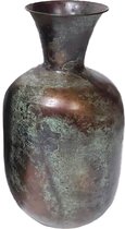 Vase luxueux Bronze/vert - 37 cm de haut