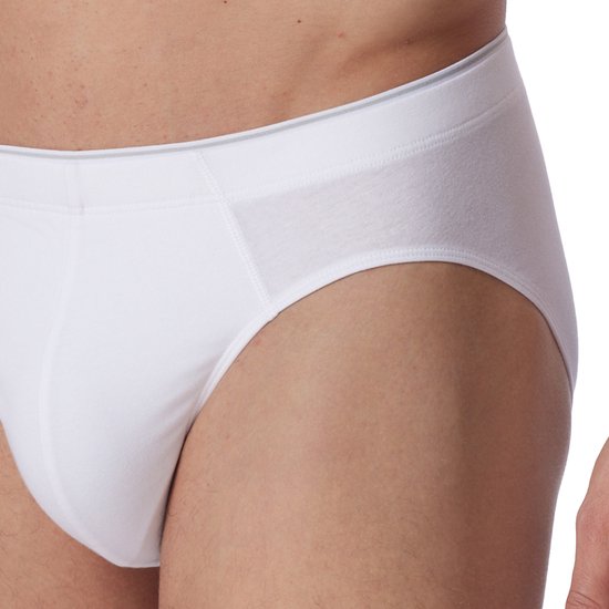 Schiesser Lange onderbroek in riblook in wit online kopen | P&C
