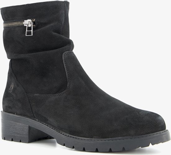 Hush Puppies leren enkellaarsjes met hak - Zwart - Maat 41 - Echt leer - Uitneembare  zool | bol.com