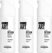 L’Oréal Professionnel Tecni.ART Fix Design Spray – Fixatiespray voor een natuurlijke look – 3 x 200 ml