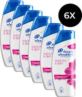 Bol.com Head & Shoulders Shampoo - Smooth & Silky - 6 x 250 ml - Voordeelverpakking aanbieding
