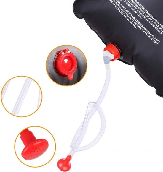 Campingdouche set 20L - solar - campingshower van Camp — afbeelding 3
