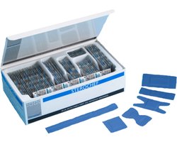 Pleisters- Steroplast - 5638S - Wondpleisters - 100 stuks - Blauw (HACCP)