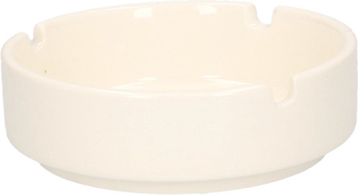 Goedkoopste Asbak - wit - porselein - 10 cm