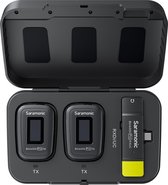 Bol.com Saramonic Blink500 Pro B6 met 2 lavalier zenders en 1 ontvanger met USB-C connector voor telefoon/computer om op te nemen aanbieding