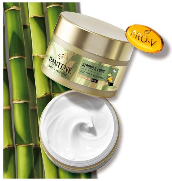 Pantene Strong Long Biotin Bamboo Haarmasker