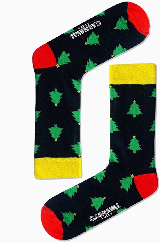 Foto: Sokken kerstsokken katoen kerstcadeau kerstboom christmas socks christmas gift kleurrijke sokken maat 37 44