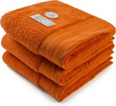 ARTG® Towelzz - DeLuxe - Handdoek - 60 x 110 cm - Kaneel Bruin - Cinnamon - Set 3 stuks