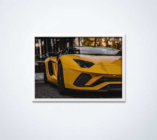 Affiche Lamborghini Aventador - Voiture Poster | Décoration Chambre | Bureau