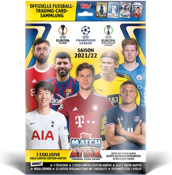 Topps Match Attax 2021/22 STARTER PACK TCG Football Trading Card Game