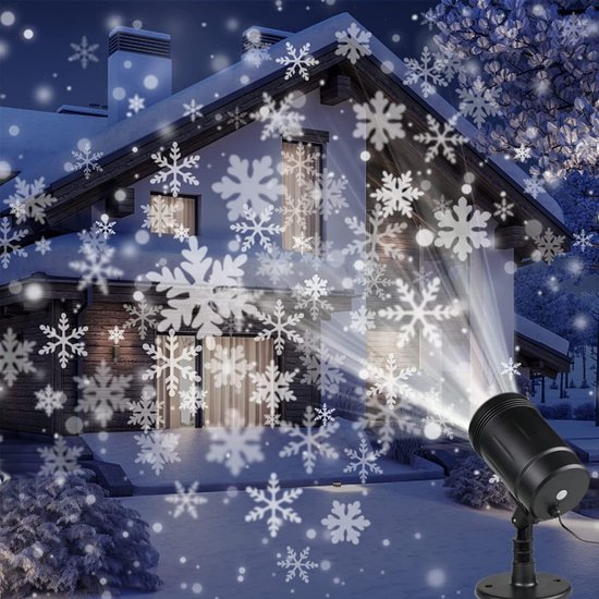 Kerst Sneeuwvlok Projector Sneeuwval Verlichting Christmas