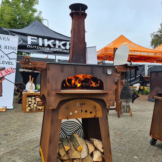Fikki Level - pizza oven voor buiten van cortenstaal van Fikki — afbeelding 4