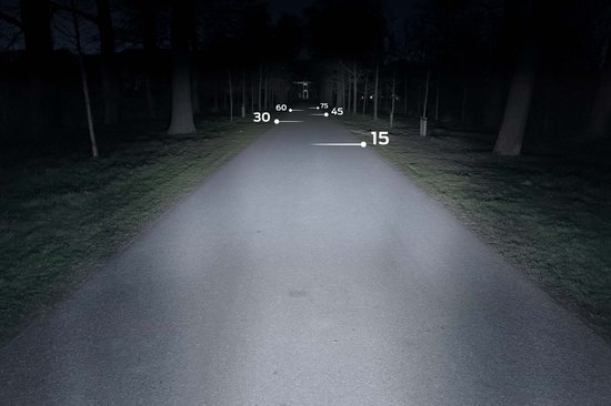 AXA Blueline 30 T - Fietslamp voorlicht - LED Koplamp - Auto On Fietsverlichting â€“ Steady - Dynamo - 30 Lux van AXA — afbeelding 3