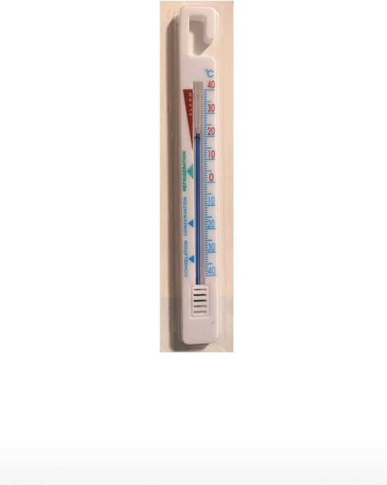 Koelkast Thermometer | +40 Graden t/m -40 Graden | Voor Vriezer, Koelkast,  en... | bol.com