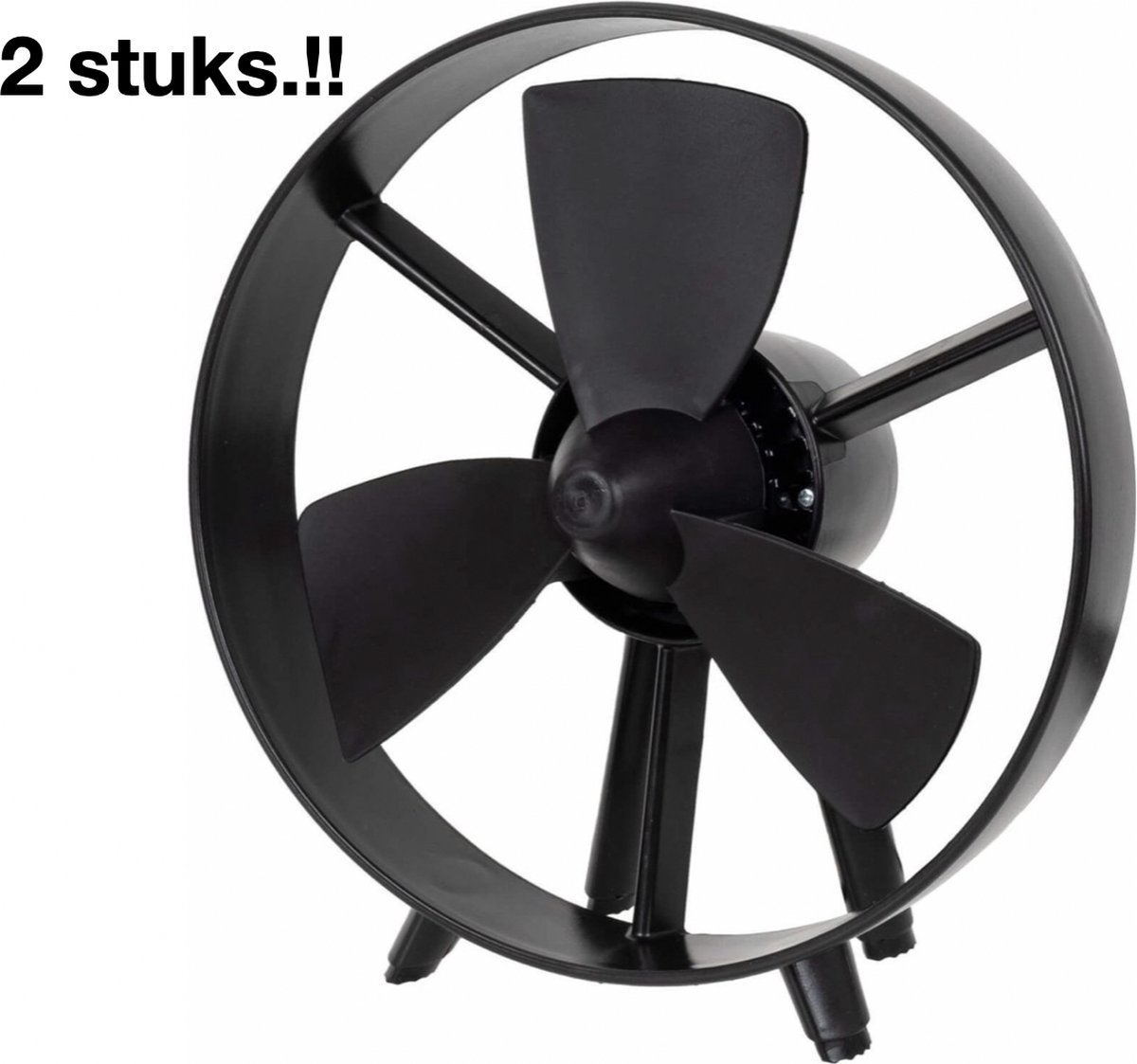Eurom - Safe-Blade fan black - 2 Stuks.!! - ventilator