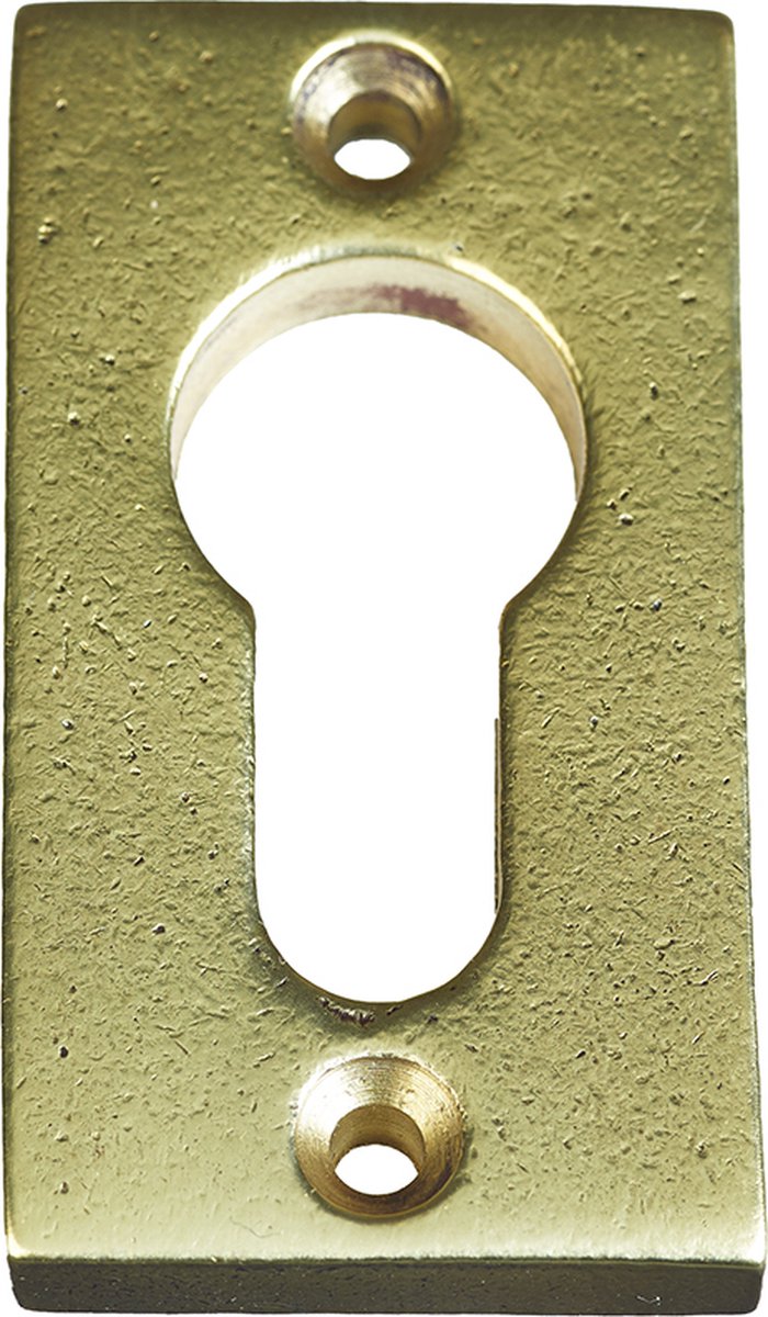 Jolie sleutelplaat L33xB57mm PZ verticaal oud messing