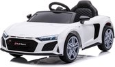Audi R8 Elektrische kinderauto met rubberen banden - 12v - Accu Kinderauto - leder zitje, muziek module | Met Afstandsbediening