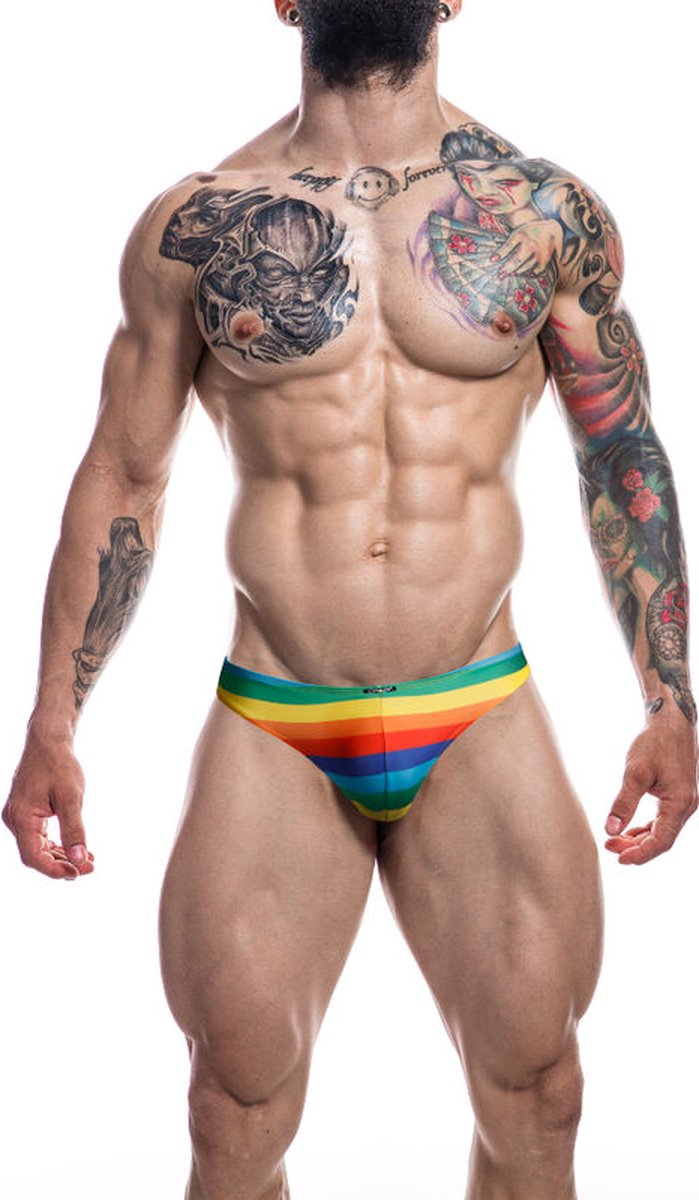 Goedkoopste CUT4MEN BRIEF and BIKINI | Cut4men - Low Rise Brief Rainbow M