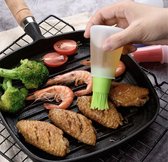 Siliconen olie kwastje – Groen-  Grill borstel – Olie fles – Keuken tool – Sausfles BBQ – Kwast – Koken Bakken - Bakkwast - ixen