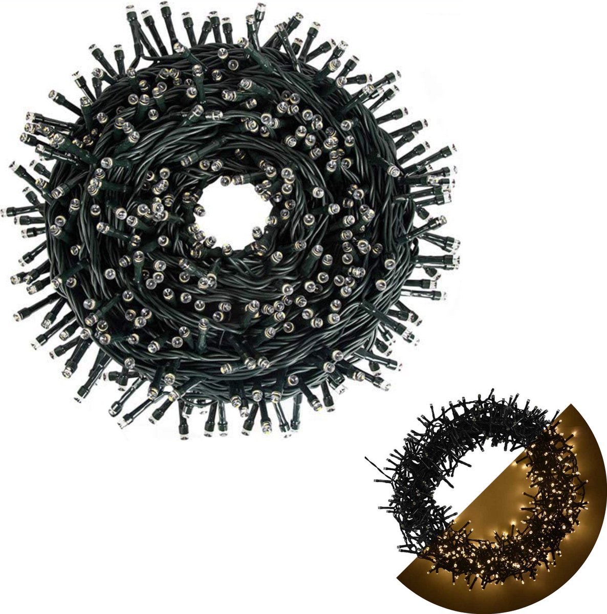 Cheqo® Kerstboomverlichting Lichtsnoer Kerstlampjes Led