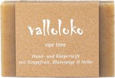 Valloloko Natuurlijke Hand- en LichaamsZeep Soapbar -Ripe Time- VEGAN 100g